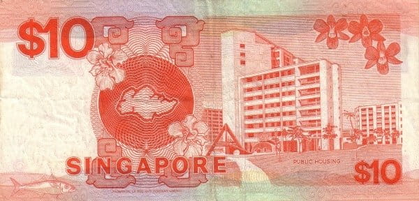 Singapur 10 $ Palari 1988 P-20a