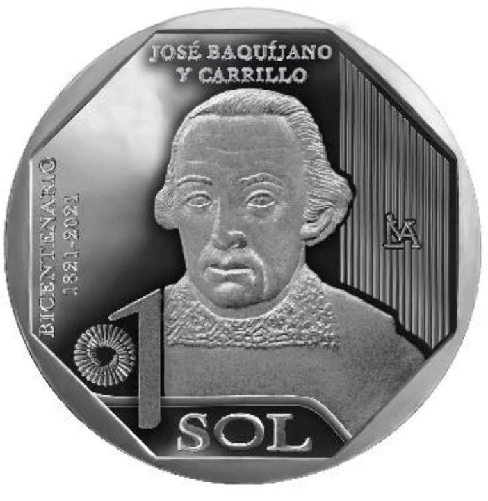 Peru 1 sol Jose Baquujano y Carrillo 2022