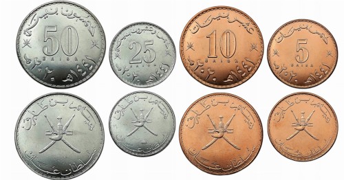 Zestaw menniczy Oman x 4 2020