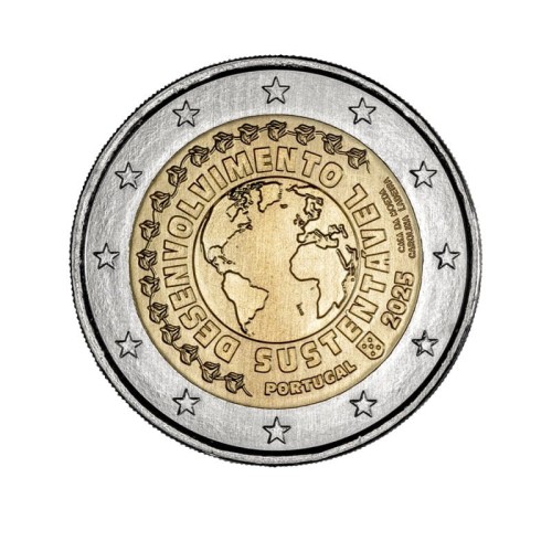 2 euro Portugalia Zrównoważony rozwój 2025