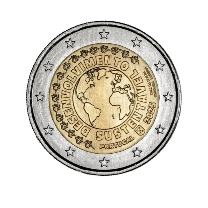 2 euro Portugalia Zrównoważony rozwój 2025
