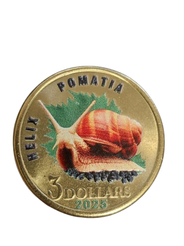 Wyspy Salomona Malaita 3$ Ślimak winniczek 2025