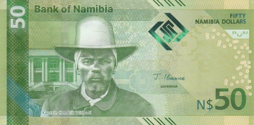 Namibia 50 dolarów Kudu 2025 P-22a