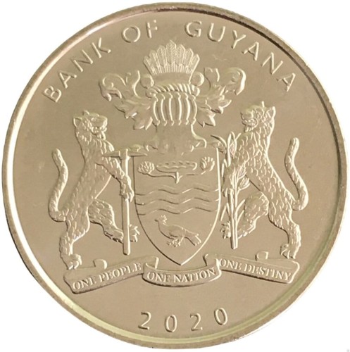 GUJANA 100$ 50 lat Republiki 2020
