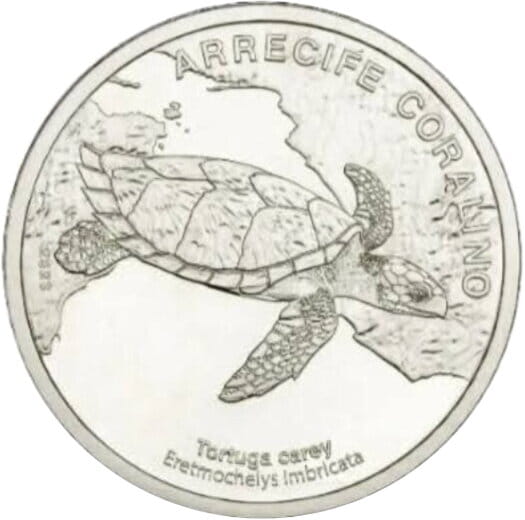 Kostaryka 50 colones Żółw 2023