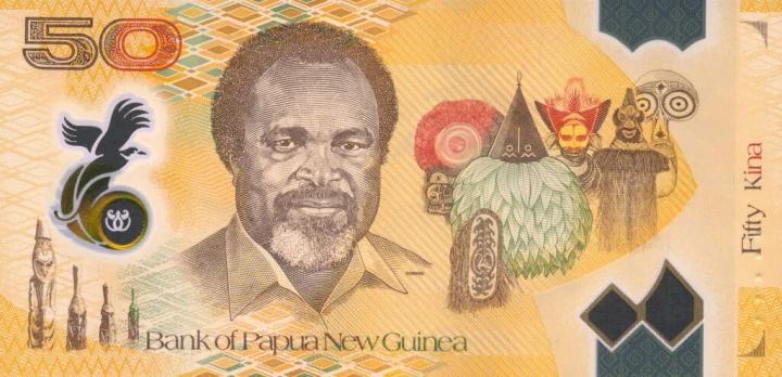 Papua Nowa Gwinea 50 Kina 50 lat niepodległości 2025 P-58