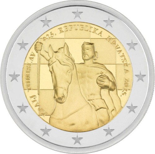 2 euro Chorwacja Koronacja Tomisława 2025