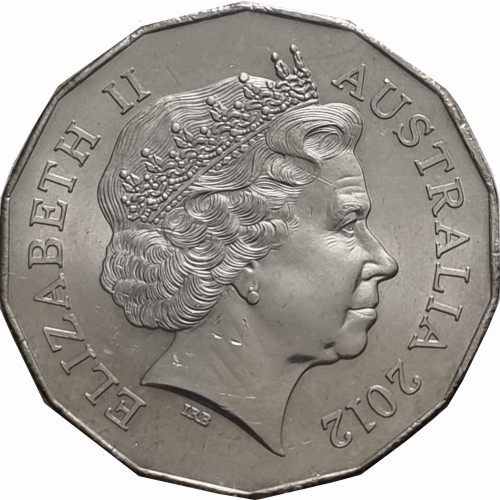 Australia 50 c Rok Smoka 2012