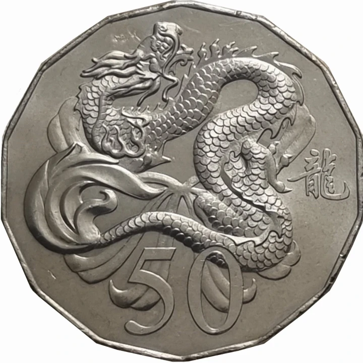 Australia 50 c Rok Smoka 2012