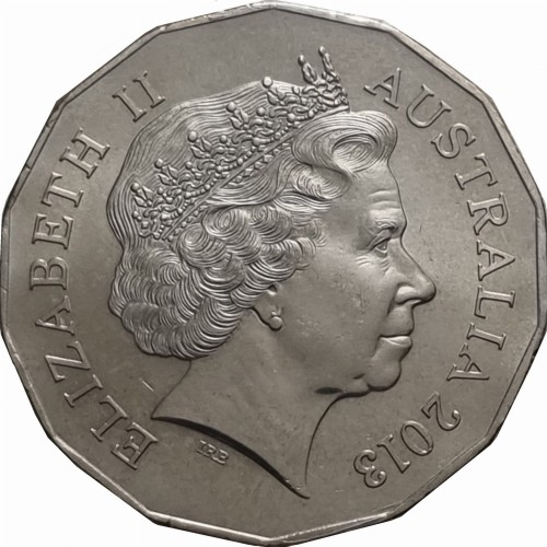 Australia 50 c Rok Węża 2013