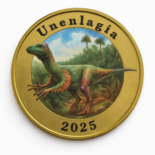Indonezja Adonara 7 $ Dinozaury - Unenlagia 2025