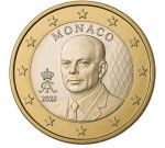 1 euro Monako Albert II 2025
