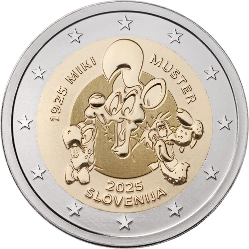 2 euro Słowenia Miki Muster 2025