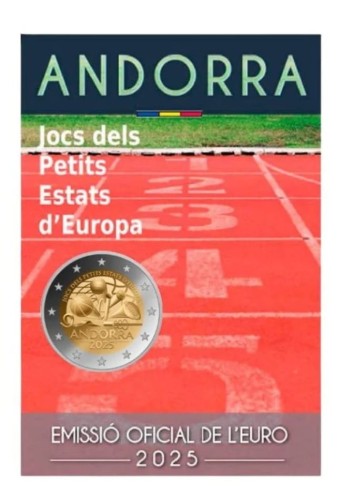 2 euro Andora Igrzyska Małych Państw Europy 2025