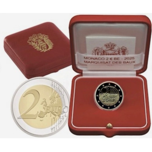 2 euro Monako Marquisat des Baux 2025