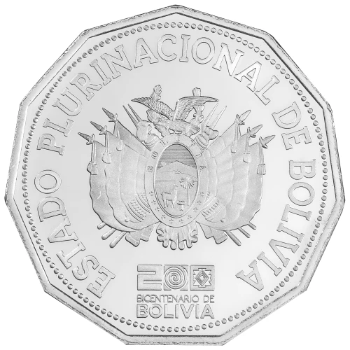 Boliwia 2 bolivanos 200 rocznica powstania Boliwii 2025