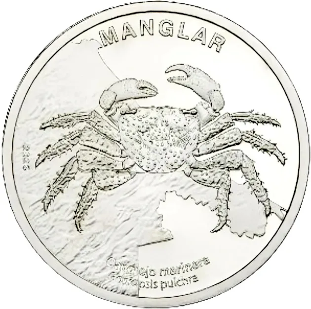 Kostaryka 50 colones Krab 2023