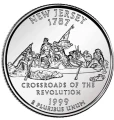 USA 25 c New Jersey 1999