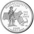 USA 25 c Massachusetts 2000