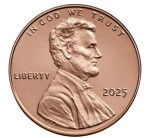 USA 1 cent A. Lincoln E Pluribus Unum 2025