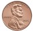 USA 1 cent A. Lincoln E Pluribus Unum 2025