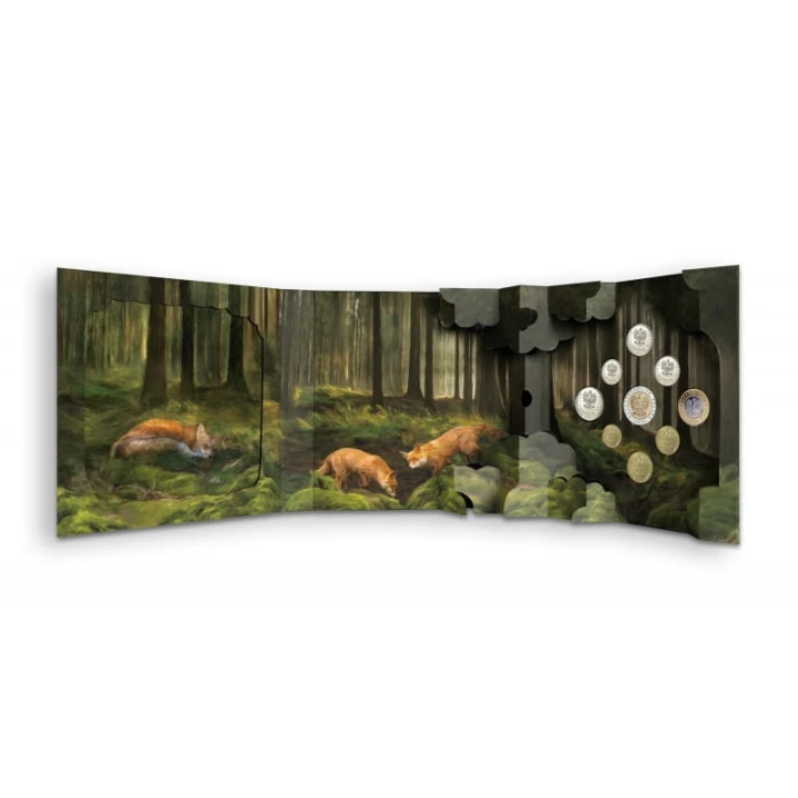 Polskie monety obiegowe  Lis Rudy x 9 2025