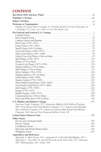 Katalog monet USA RED BOOK 2026
