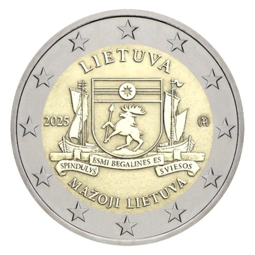 2 euro Litwa Litwa mniejsza 2025