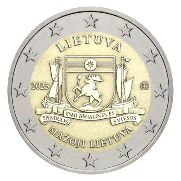 2 euro Litwa Litwa mniejsza 2025