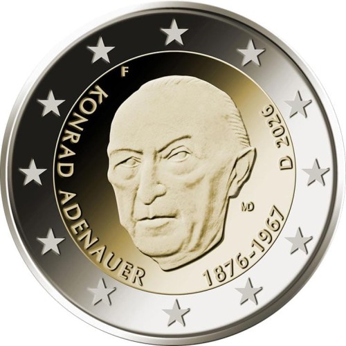 2 euro Niemcy Konrad Adenauer 2026