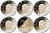 2 euro Niemcy x5 Konrad Adenauer 2026 ADFGJ