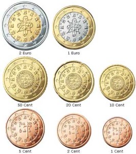 Euro set Portugalia zestaw menniczy x 8 mix