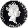 Australia 5$ Sydney Agama 31.635g Ag.999 2000