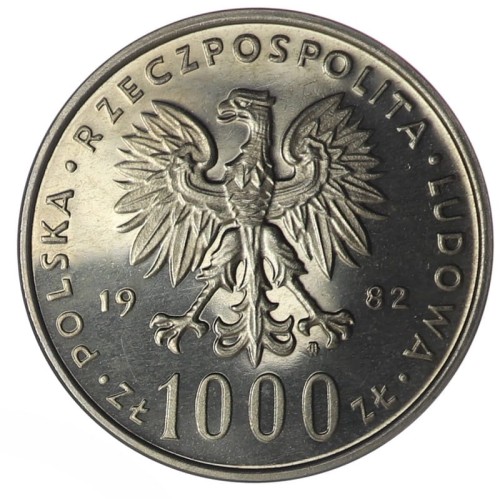 1000 zł Jan Paweł II 1982