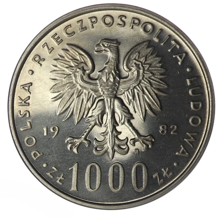 1000 zł Jan Paweł II 1982