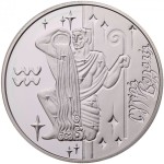Ukraina 5 UAH ZODIAK Wodnik 2007 Ag