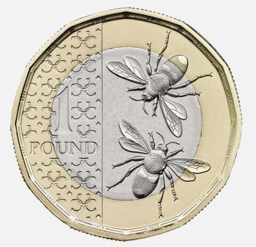 Wielka Brytania 1 funt Pszczoły 2025