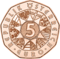 5 euro Austria Nowy Rok 2026