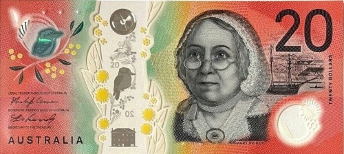 Australia 20 dolarów Mary Reibey 2020 P-64
