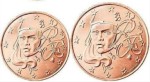Euro set Francja zestaw menniczy 1,2 cent 2005
