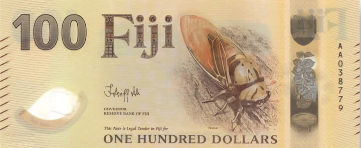 Fidżi 100 $ Nanai 2026 P-129a