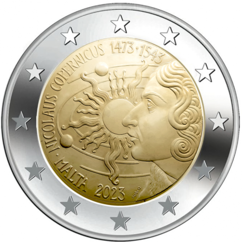 2 euro Malta Mikołaj Kopernik 2023