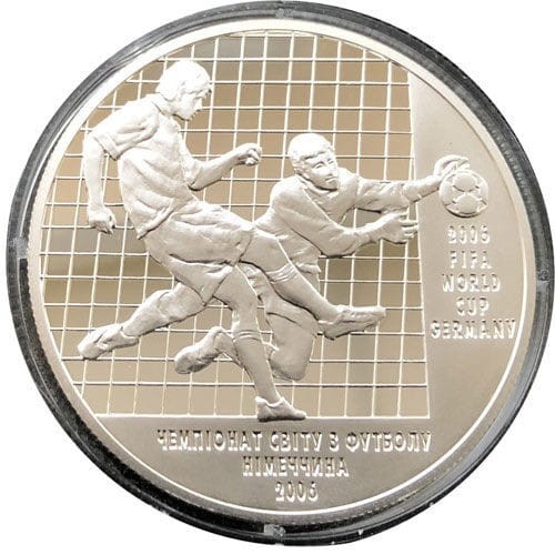 UKRAINA 10 UAH Mundial 2004