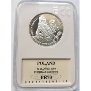 10 zł Stanisław August Poniatowski półpostać 2005 (1)