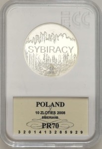 10 zł Sybiracy 2008 PR70