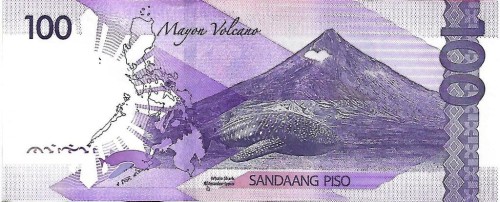 Filipiny 100 piso Rekin wielorybi 2020 P-225