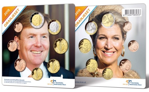 Euro set HOLANDIA zestaw menniczy x 8 2015