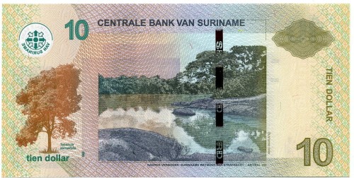 Surinam 10 $ Willa 2020 P-163d
