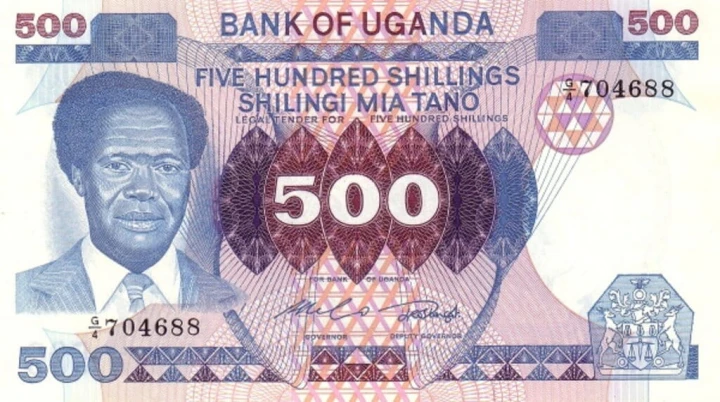 Uganda 500 szylingów Bydło 1983 P-22a