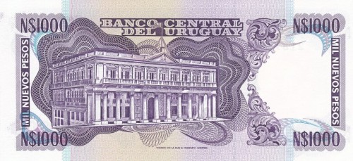 Urugwaj 1000 N$ Artigas 1992 P-64Ab
